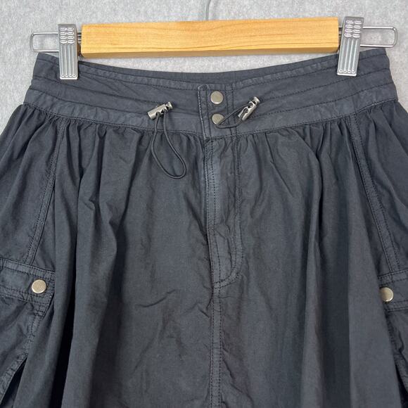Anthropologie Pilcro Size 0 Black Parachute Mini Skirt - Picture 3 of 8